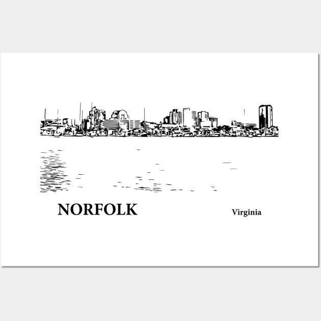 Norfolk - Virginia Wall Art by Lakeric